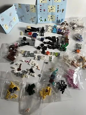 Lego Minecraft Minifigures Large Lot • $20