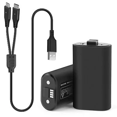 Rechargeable Battery For Xbox One Xbox S/X Wireless Controller + Charger Cable • $18.99