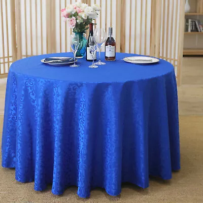 Table Cover Stain Resistant No Bleach Dining Room Kitchen Party Tablecloth Round • $21.18