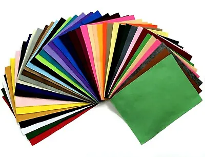 Felt Craft Squares 9 X12  Choose Qty From 40 Washable Acrylic Colors Aus Seller • $1.30