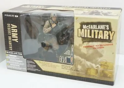 MILITARY ARMY DESERT INFANTRY Deluxe Boxed Set Series 1 McFarlane's • £39.36