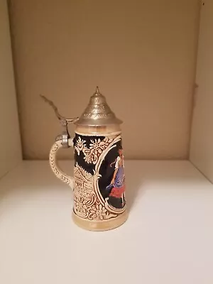 DBGM Mini Pewter Lidded German Beer Stein • $9.95