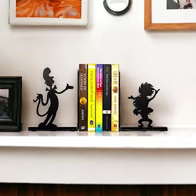 Dr. Seuss Bookends Cat In The Hat & Thing 1 & Thing 2 Metal Bookends Kids Room • $40