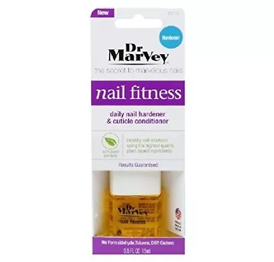 Dr Marvey Nail Fitness Stronger & Healthy Nails. 0.5 Fl Oz. • $7.99