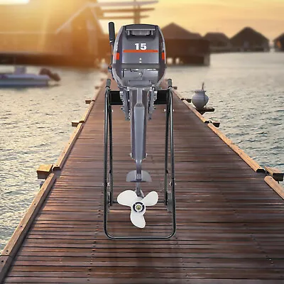 Heavy Duty Outboard Boat Motor Stand Carrier Cart Dolly Trolley Transport Stand • $64.60