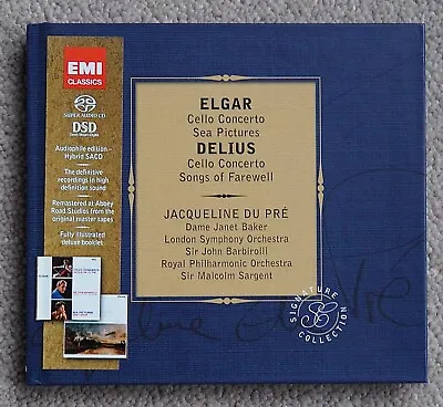 SACD Elgar Cello Concerto Du Pre Sea Pictures Janet Baker • £50