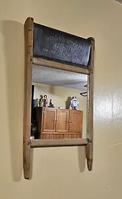 Decorative Mirror Antique Washboard Wall Hanging Or Desktop Leaning • $20