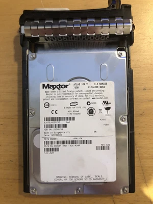 £29.99 • Buy Maxtor Atlas 10K V 73GB Ultra320 10K SCSI HDD  80 Pin Hard Drive 3.5  Internal