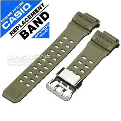 Genuine Casio Green Watch Band Strap W/ Metal Keeper G-Shock Rangeman GW-9400-3 • $106.92