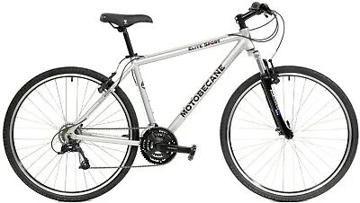 19 Inch Silver Motobecane Elite DLX24 Super Hybrid Adventure Bicycle  • $449.95