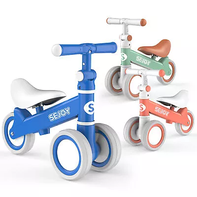 SEJOY Baby Balance Bike No Pedal Toddler First Bike Infant Baby Walker Riding • £26.99