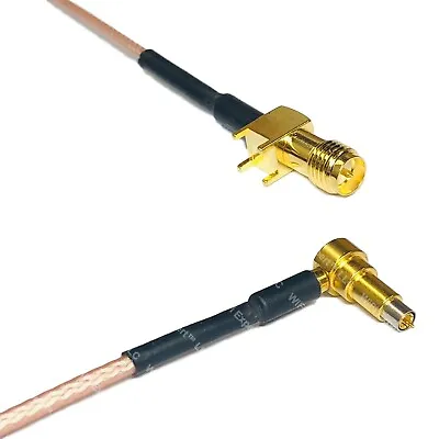 RG178 RP-SMA Female PCB To MS-156 MALE ANGLE Coax RF Cable USA-Ship • $14.74