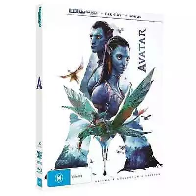 BRAND NEW Avatar (4K UHD Blu-Ray 2009) Movie James Cameron Re-Release • $44.95