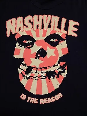 Marathon Music Works Shirt Size M Nashville Misfits Crimson Ghost Black Flag • $16.99