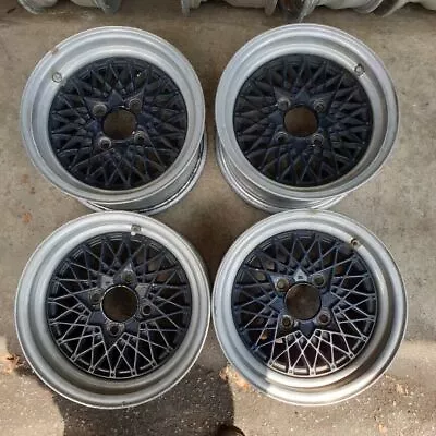 JDM Yokohama Advan GET Mesh 14  Rims Wheels For TA22 Ae86 Reverse Pcd114.3X4 • $1451.62