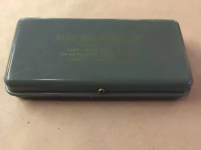 Vintage Gillett Building Supply Co. Metal Lock Box  Gillett Wisconsin WI Wis • $4.99