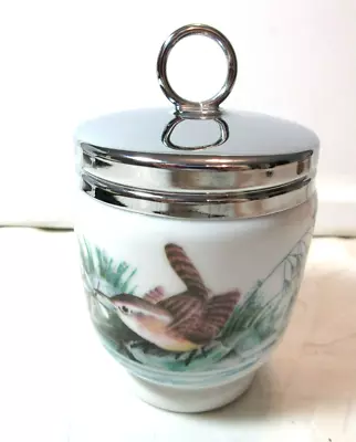 Royal Worcester BIRDS *1 King Egg Coddler & Lid (Double)*  4   Vintage England • $51.26