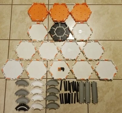 $20 • Buy Huge Hexbug Nano Lot Of 49 Pieces Habitat, Tracks, & Braces