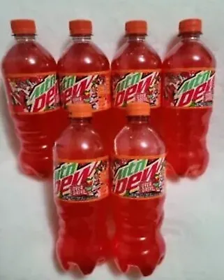 Overdrive Mountain Dew Brand New Limited 20oz Bottles 6 Count Rare Caseys • $42.99