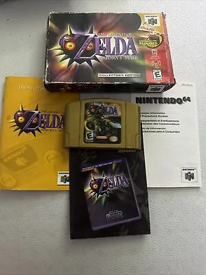 The Legend Of Zelda: Majora's Mask N64 - Collector's Edition CIB Complete In Box • $175.99