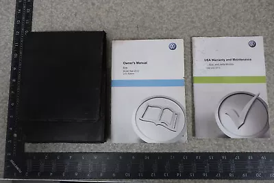 2012 12 Volkswagen Eos Owner's Manual Set Book -free Ship- Om634 • $44.09