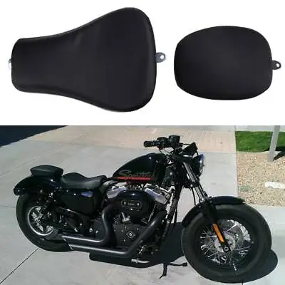 Front Driver Solo Seat + Rear Passenger Seat For Harley Sportster 1200 883 XL 48 • $35.65