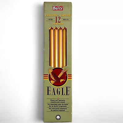 £10.93 • Buy Vintage Berol Eagle HB No.2 Pencil EAGLE Unsharpened Box Of 12