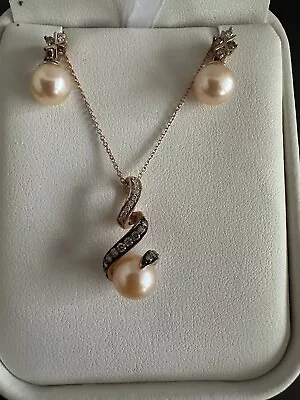 Na Hoku Levian Fresh Water Rose Pearl Necklace • $690