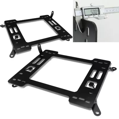 PAIR L+R HEAVY DUTY 5mm RACING SEAT BRACKET ADAPTER FIT 1999-2005 VW MK4 Chassis • $128.88