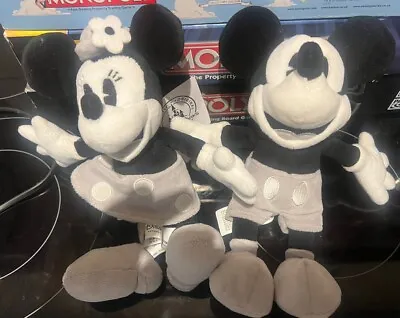 Disney - Mickey & Minnie  Mouse Black / Grey Disneyparks Plush - New With Tags • £5