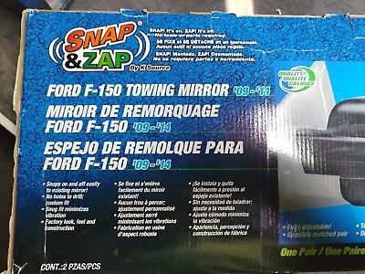 F-150 K-Source 81810 Snap & Zap Driver And Passenger Side Towing Mirrors '09-'14 • $30