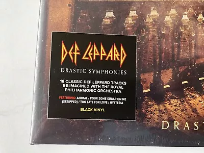 DEF LEPPARD DRASTIC SYMPHONIES 2023 EU 2 X VINYL LP (DOUBLE) NEW SEALED • $58.06