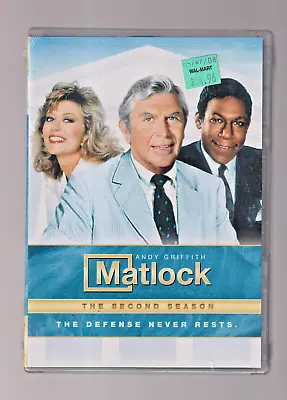 Matlock: The Second Season (DVD 1987) Brand New Factory Sealed • $12.89