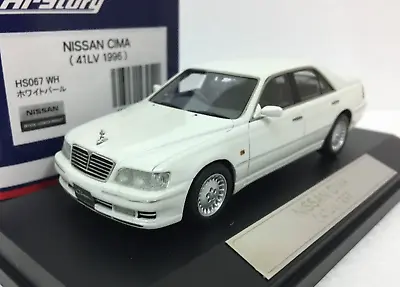 Po 1:43 HI STORY HS067WH NISSAN CIMA 41LV 1996 INFINITI Q45 Scale Model Car • $89