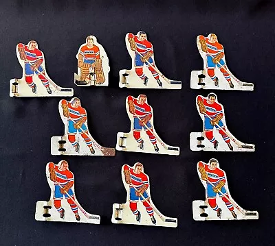 1960's Vintage Munro Metal Table Hockey Players Montreal- Set Of 10 • $28