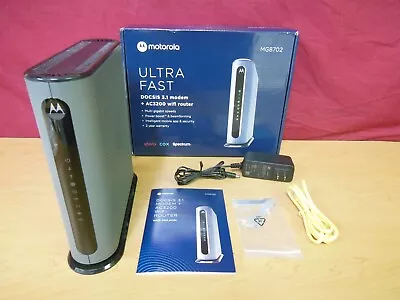 Motorola MG8702 DOCSIS 3.1 Cable Modem + AC3200 Wi-Fi Router • $97.95