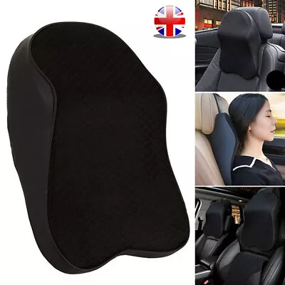 Auto Car Seat Headrest Pillow Memory Foam Breathable Neck Support Cushion Pad UK • £7.59