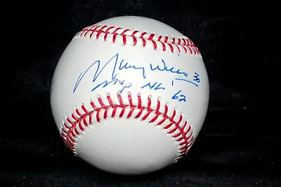 Maury Wills Signed Baseball Omlb Inscriptions Excellent Condition Dodgers • $49