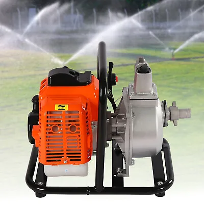 Portable 1  Inch Gas Powered Water Pump Flood Irrigation Water Transfer Pump Kit • $113.06