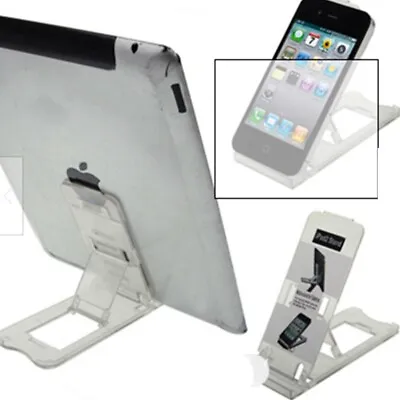IPad Tablet IPhone Desk Stand Mobile Adjustable Folding Portable Holder • £2.49