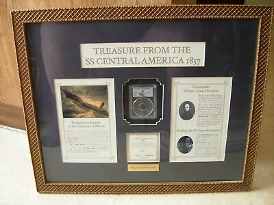 Treasure From 1857 SS Central America Shipwreck PCGS Encapsulated Gold Nuggets!! • $900