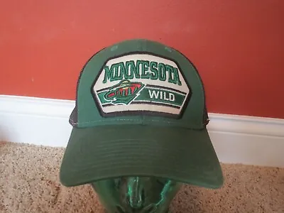 Minnesota Wild Trucker Hat Cap Adult Snapback CCM Pro OK'd NHL Hockey • $25.99