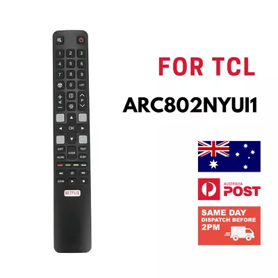 P20 Series For TCL TV Replacement Infrared Remote Control 65P20US • $29.99