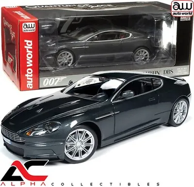 Autoworld Awss123 1:18 Aston Martin Dbs Silver Quantum Of Solace James Bond • $99.95