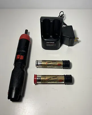 OEM BLACK & DECKER Dual VersaPak Charger 2 GOLD Batteries & Screwdriver • $49.95