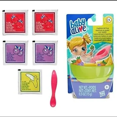 Baby Alive Powdered Doll Food Refill Baby Alive Accessories 5 Doll Food Packets • $9.75