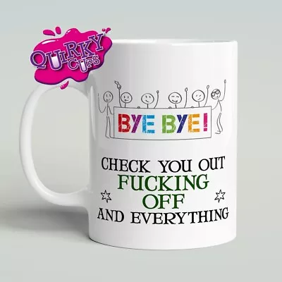 Sweary Leaving Gift | New Job Moving Away Work Colleague | Tea / Coffee Mug • £9.25