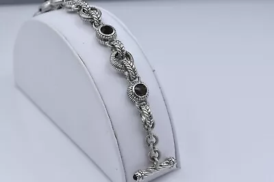 Judith Ripka 925 Sterling Silver Smoky Quartz Bracelet 7.75  • $149.99