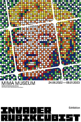 Invader Rubikcubist - Marilyn Monroe - Exhibition Print • £15