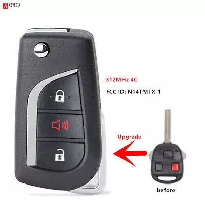 For Lexus RX300 1999 2000 2001 2002 2003 04 Upgraded Remote Fob 312MHz N14TMTX-1 • $13.53